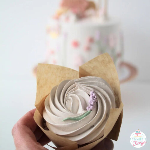 Cupcakedozen.nl Cacaopapier baking cups tulp (267 stuks)