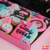 Pink (letterbox) box for cookies (10 pcs)