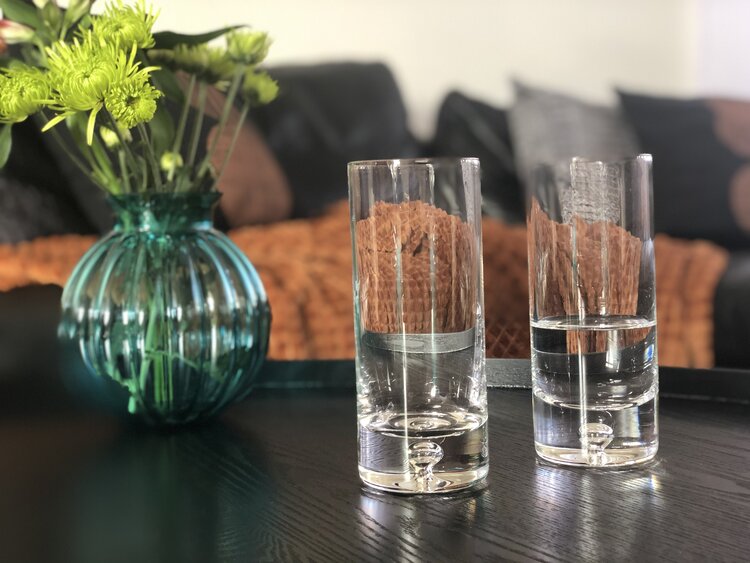 Skloglass Handgemaakt kristallen long glas Bubble