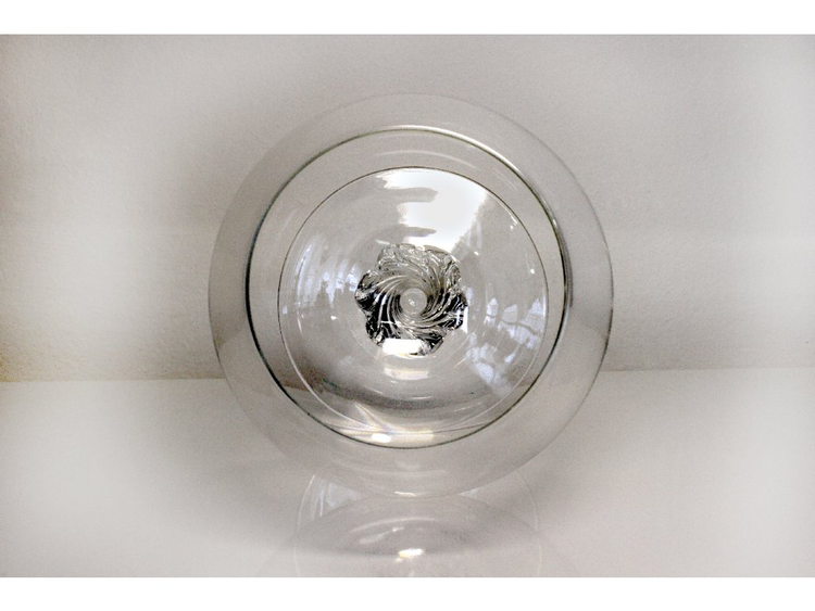 Skloglass Handgemaakte kristallen cognac glas Twist leg