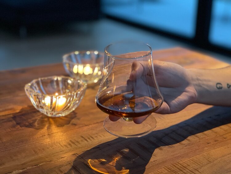 Skloglass Cognacglazen handgemaakt IRIS