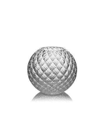 Skloglass Kristallen Dahlia bolvaas 150mm - Kristal