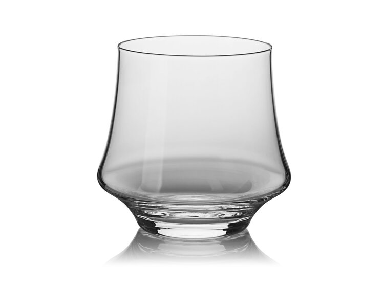 Skloglass Handgemaakte kristallen karaf met 4 glazen IRIS