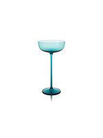 Skloglass Tangled champagneglas / 2st - Aquamarijn