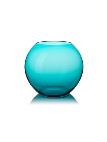 Skloglass Kristallen bolvaas 180mm - Aquamarijn