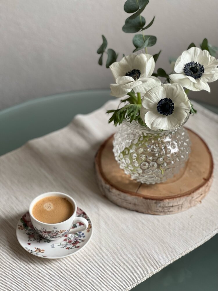 Skloglass Handgemaakt kristallen Lobelia vaas Kristal