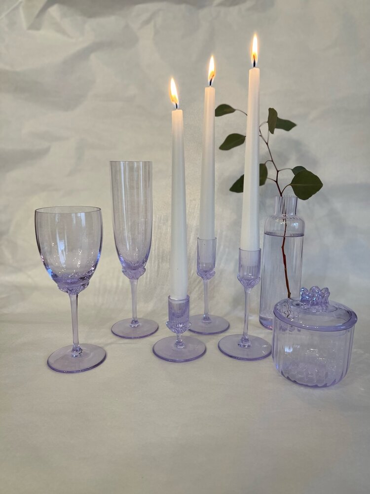 Skloglass Sakura champagneglas / 2st - Alexandrite