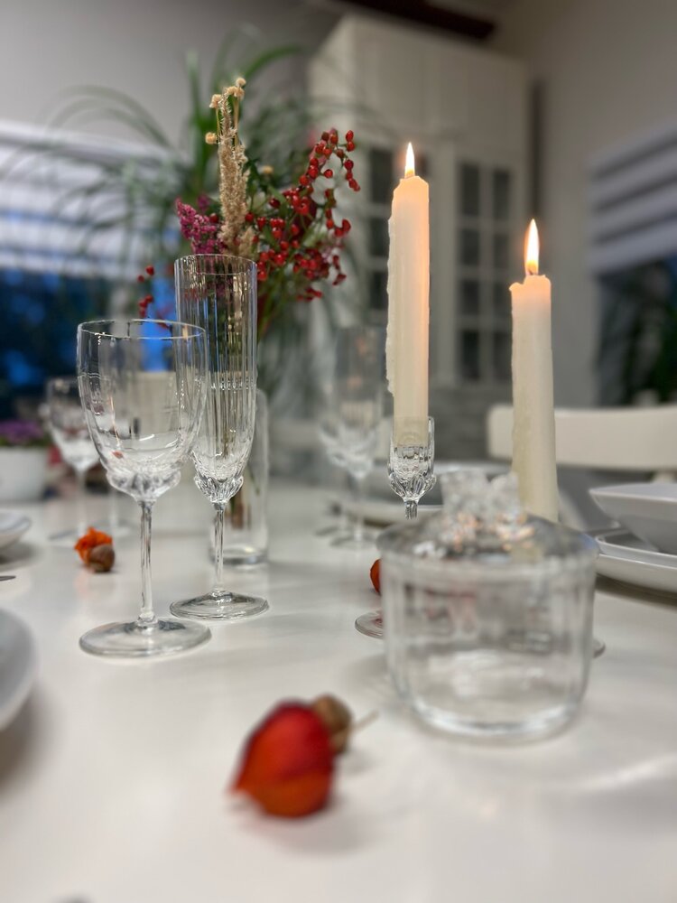 Skloglass Sakura champagneglas / 2st - Kristal