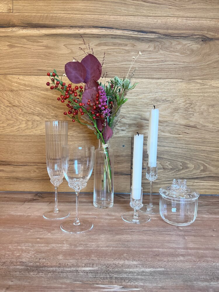 Skloglass Handgemaakte  7 cm Sakura  - Kristal