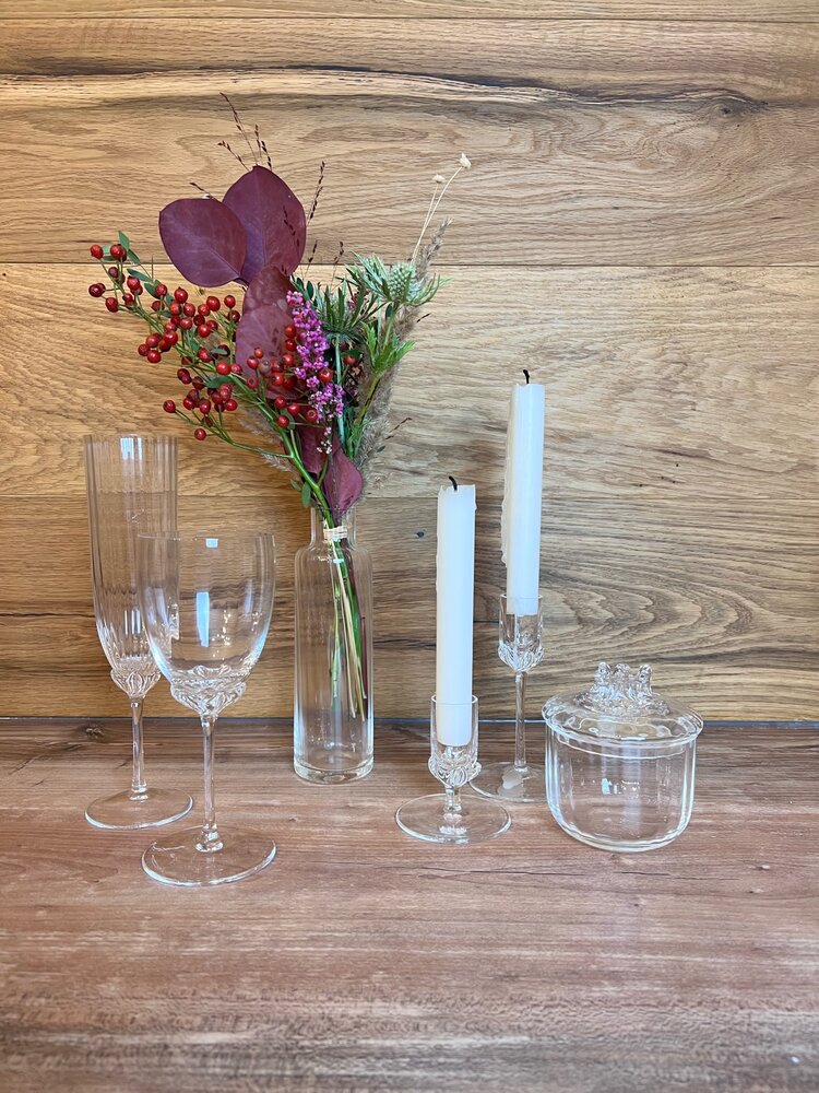 Skloglass Handgemaakte  vaas  Sakura Kristal