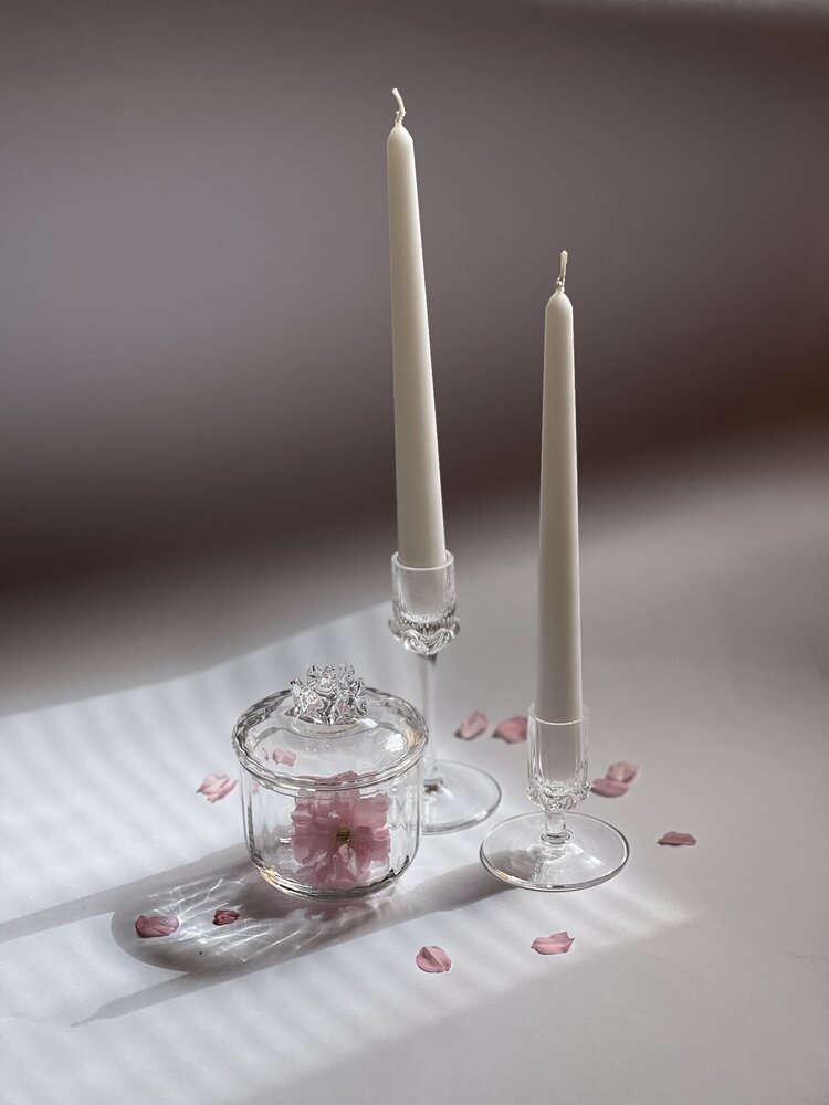 Skloglass Handgemaakte  13cm Sakura - Kristal