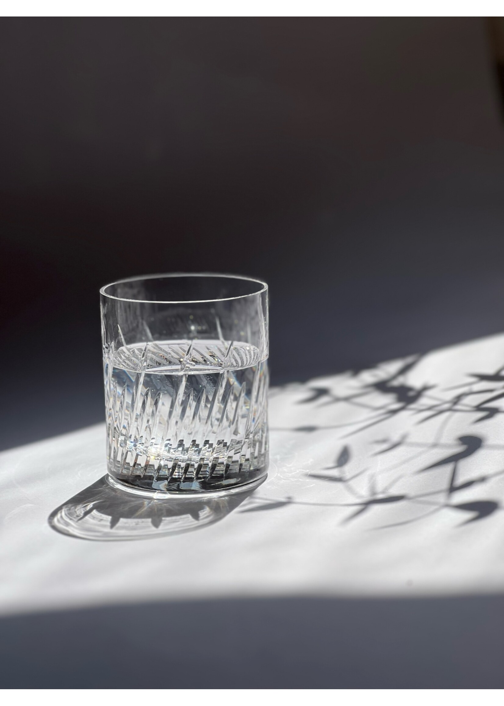 Skloglass Handgemaakt kristallen whiskyglas LIJN/2st