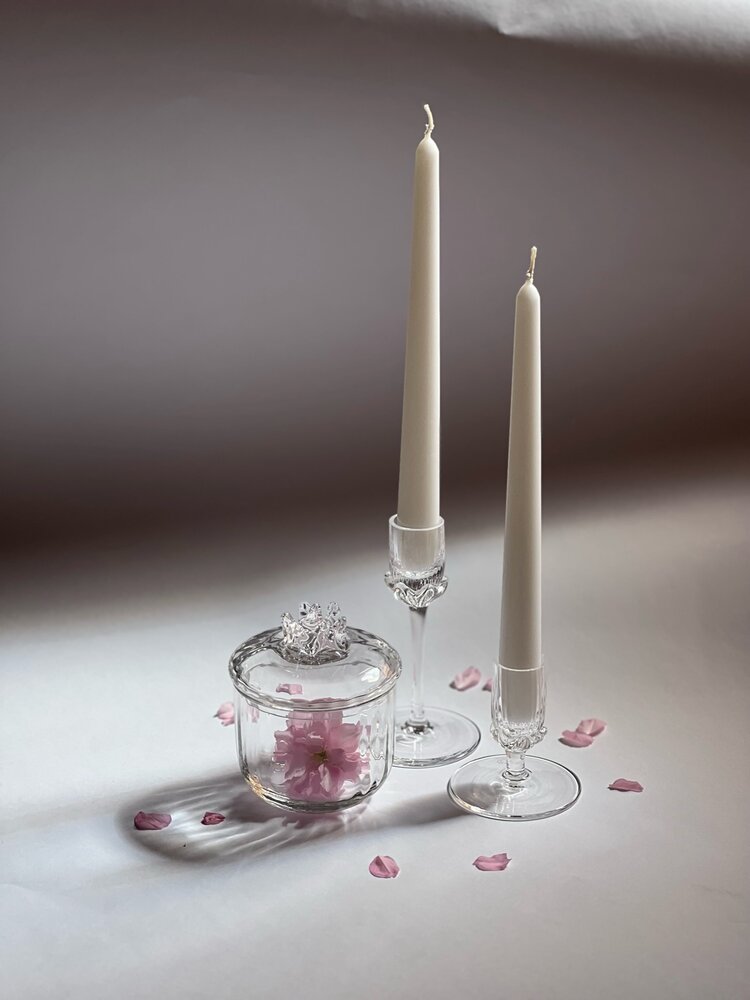 Skloglass Handgemaakte  cadeuset  Sakura KRISTAL