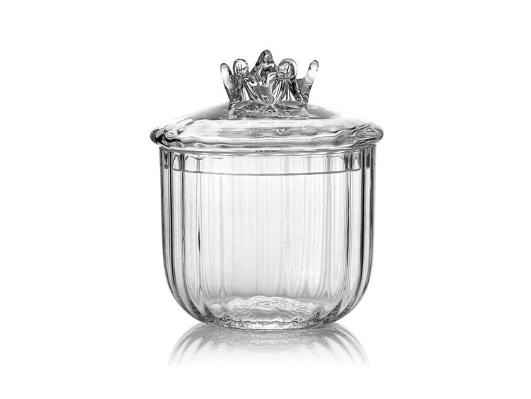 Skloglass Handgemaakte  groot cadeuset  Sakura KRISTAL