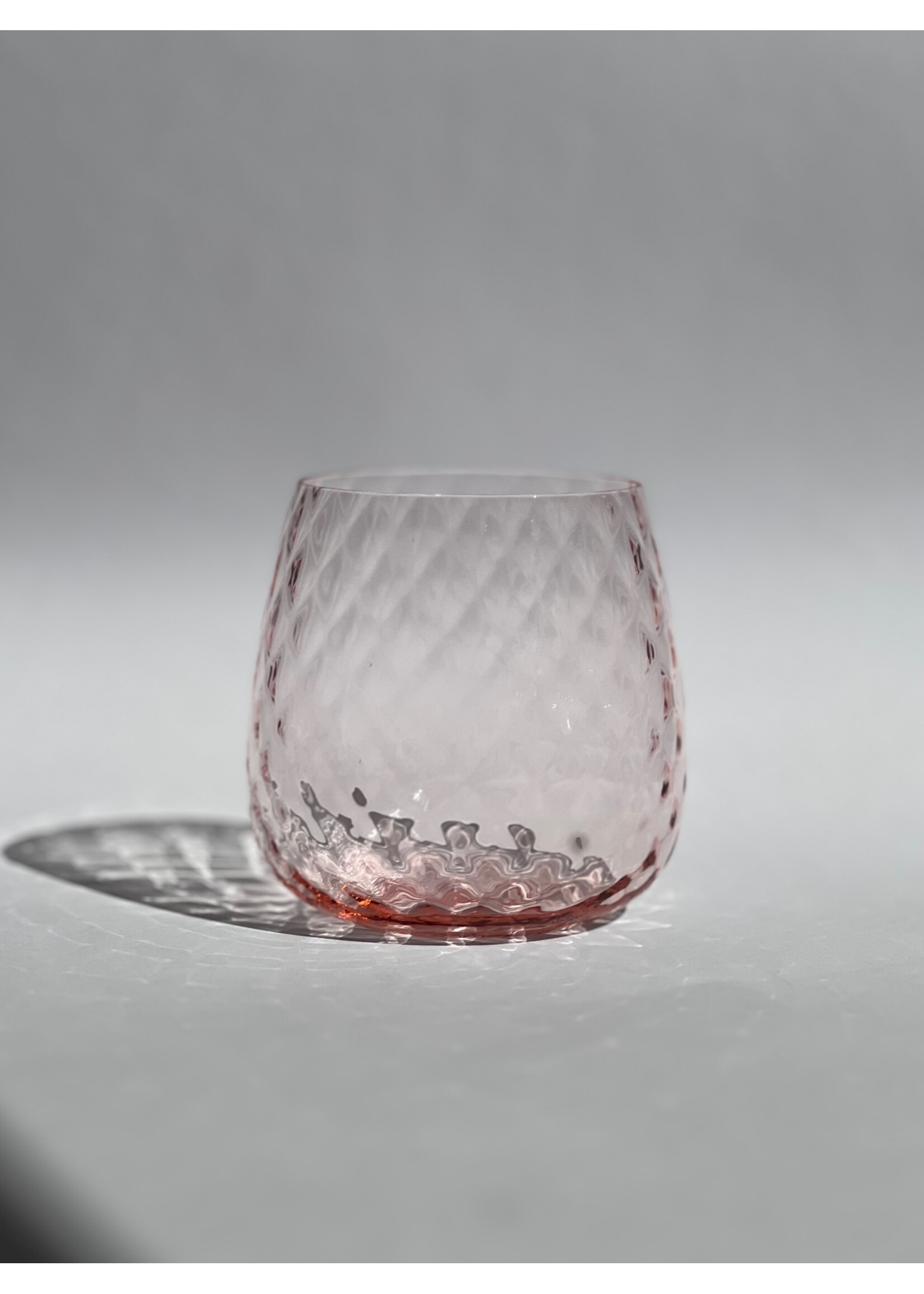 Skloglass Zinnia waterglas / 2st - Roze