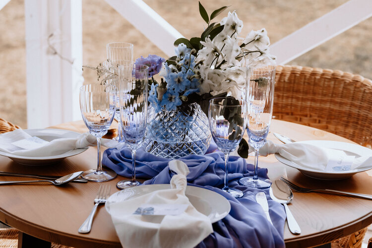 Skloglass Handgemaakt kristallen Dahlia bolvaas 180mm - Alexandrite