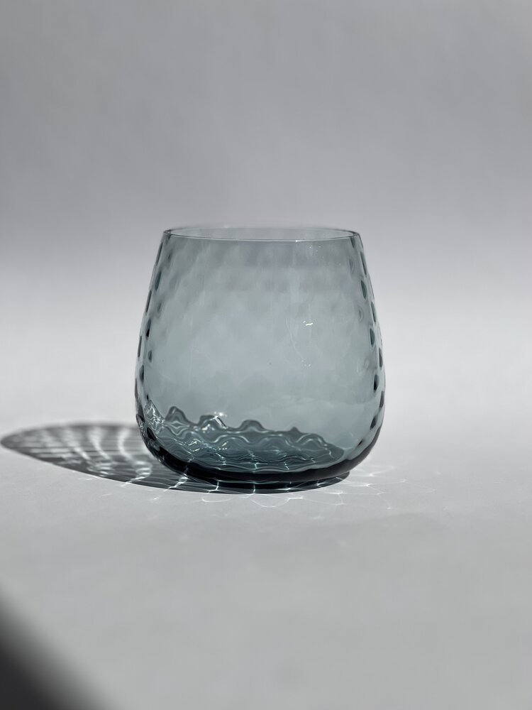 Skloglass Zinnia waterglas / 2st - Saffier