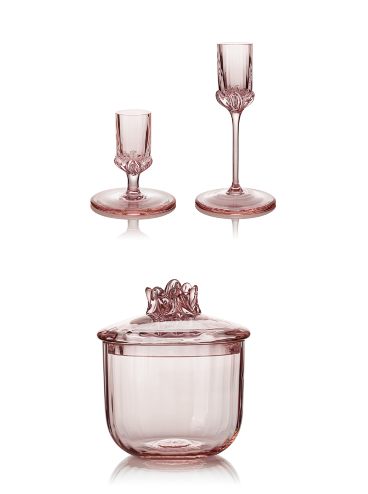 Skloglass Handgemaakte  cadeuset  Sakura ROZE