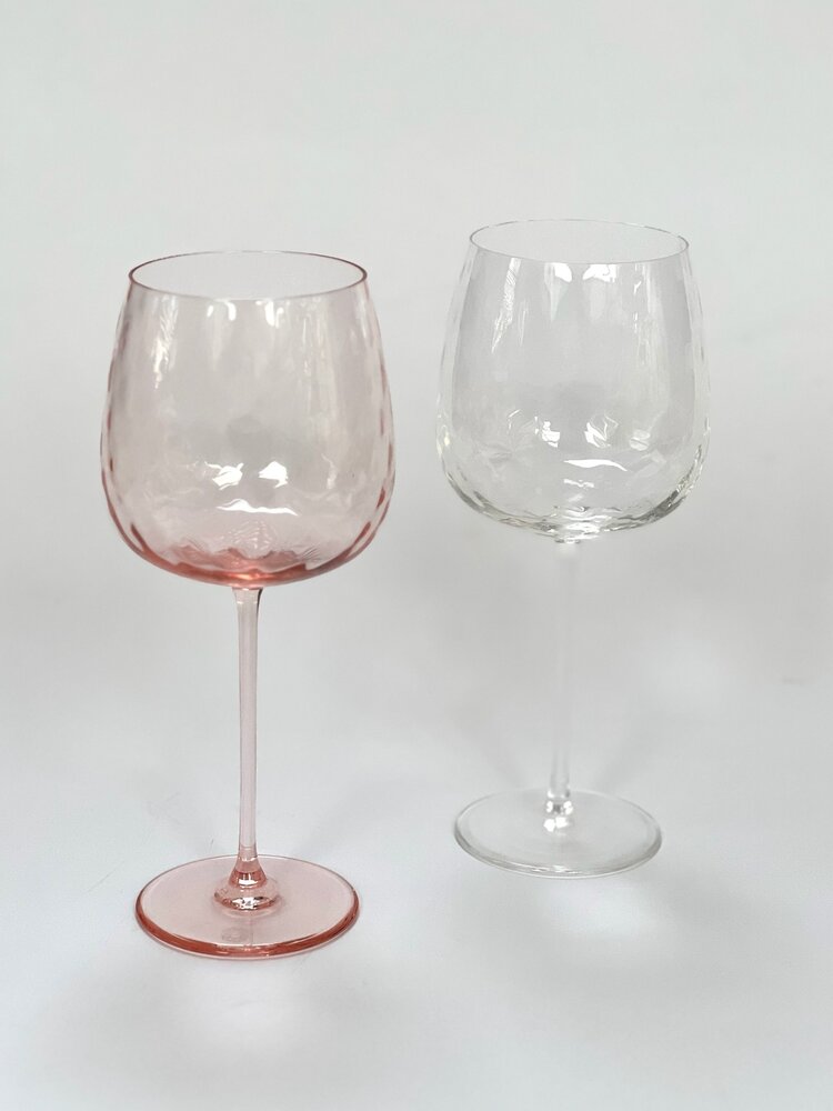 Skloglass Zinnia handgemaakte wijnglazen / 6st mix kleuren