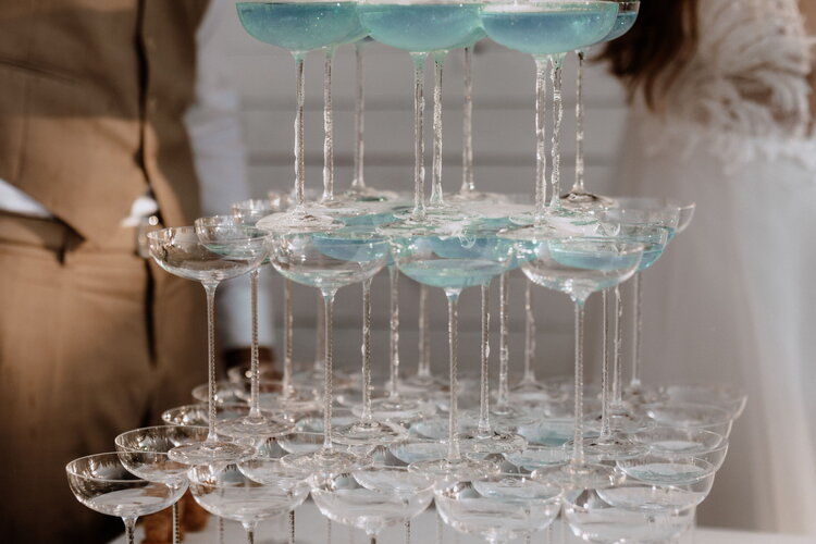 Skloglass Op Liefde Tangled champagneglas / 2st