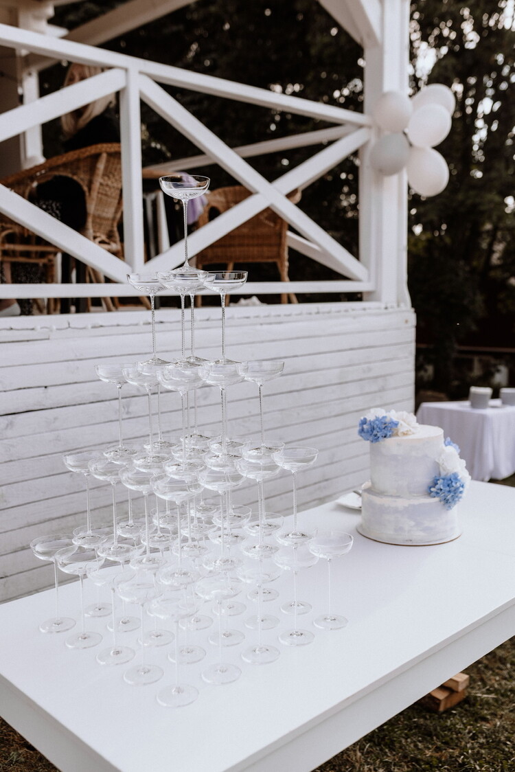 Skloglass Op Liefde Tangled champagneglas / 2st