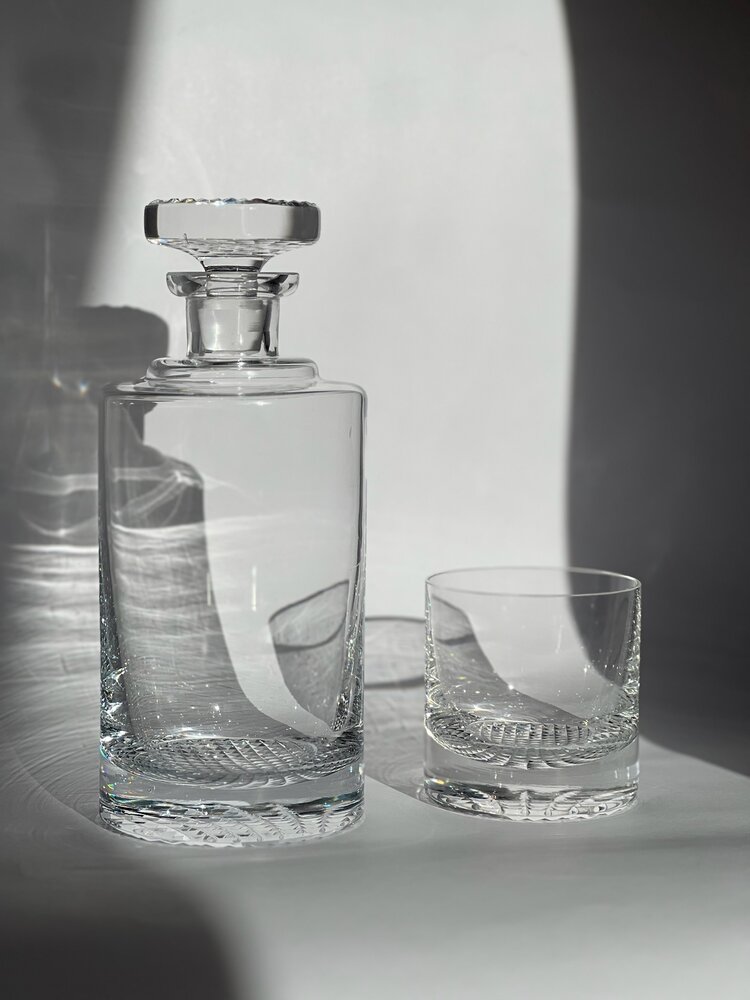 Skloglass Handgemaakte kristallen whisky set RASTR