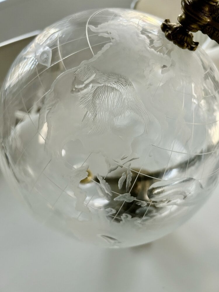 AP crystal Kristallen wereldbol met dieren