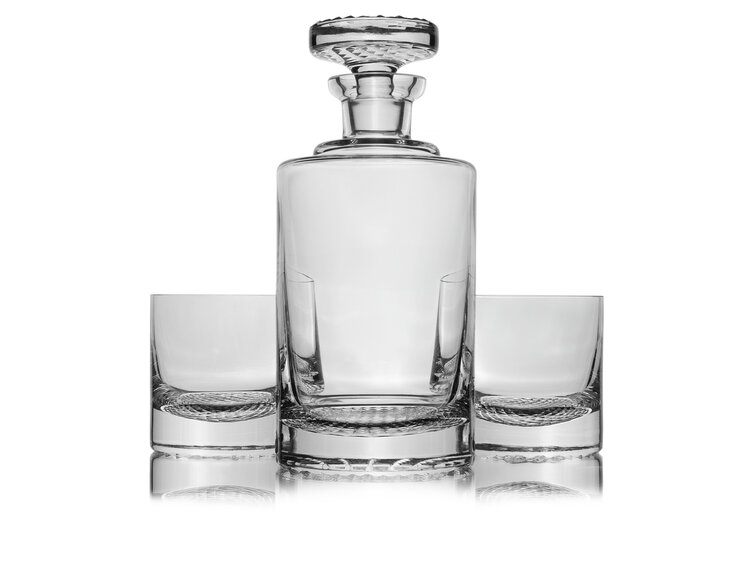 Skloglass Handgemaakte kristallen whisky set RASTR