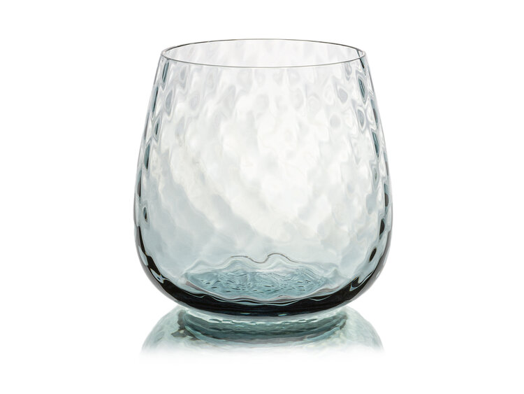 Skloglass Zinnia waterglas / 2st - Saffier