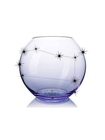 Skloglass Horoscoop kristallen bolvaas 18cm TWEELING