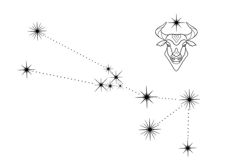 Skloglass Horoskoop STIER op Kristallen bolvaas 180mm