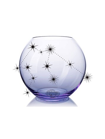 Skloglass Horoscoop kristallen bolvaas 18cm WATERMAN