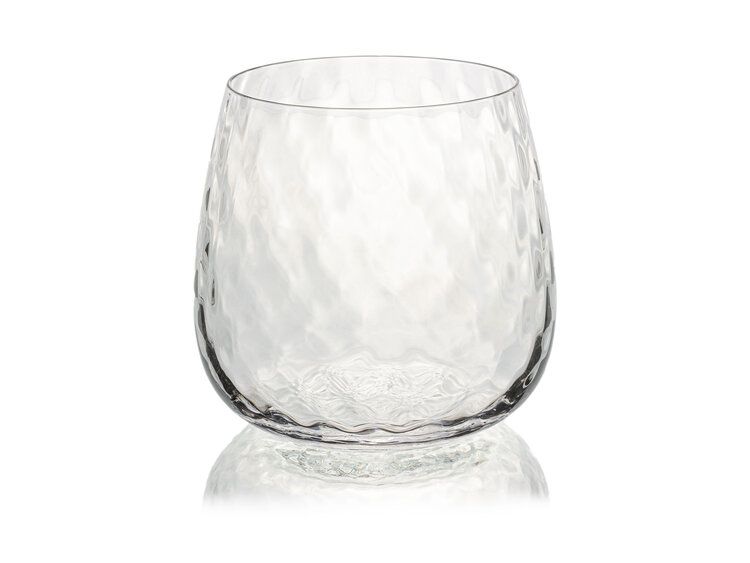 Skloglass Zinnia handgemaakte waterglazen / 2st - Kristal