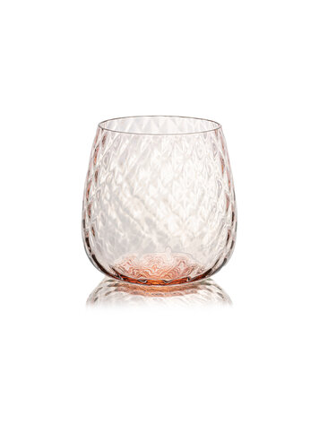 Skloglass Zinnia waterglas / 2st - Roze