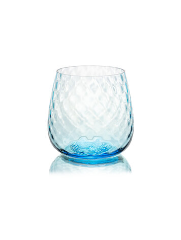 Skloglass Zinnia waterglas / 2st - Azure