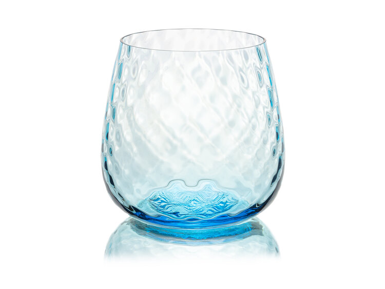 Skloglass Zinnia waterglas / 2st - Azure