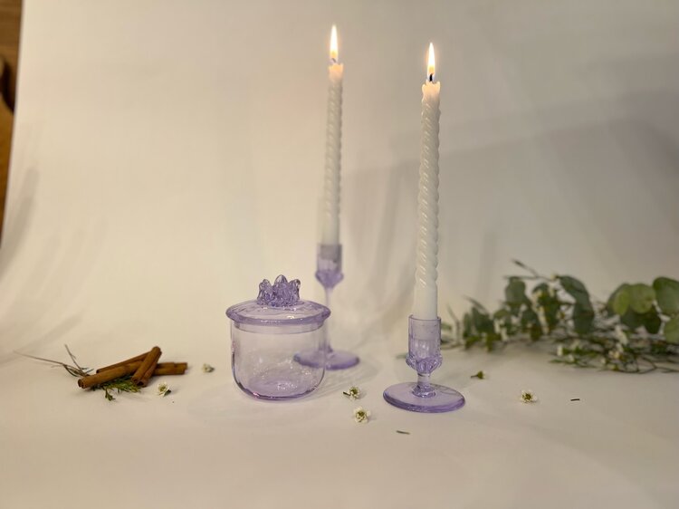 Skloglass Handgemaakte  cadeuset  Sakura ALEXANDRIT