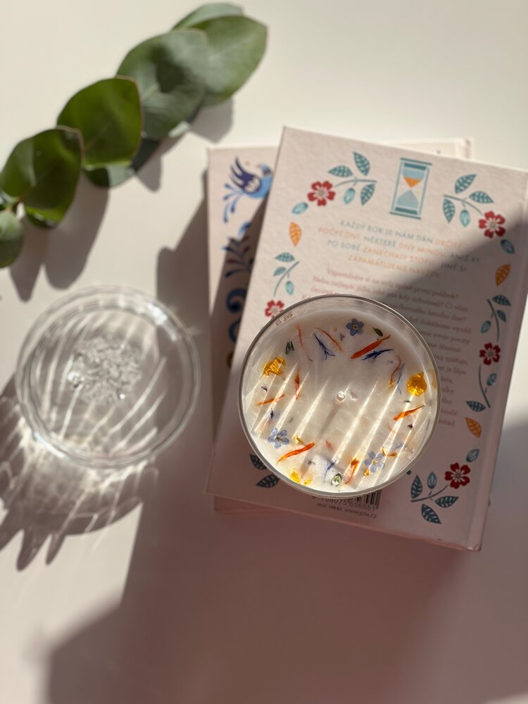 Skloglass Handmade SAKURA kaars Natuur Magie