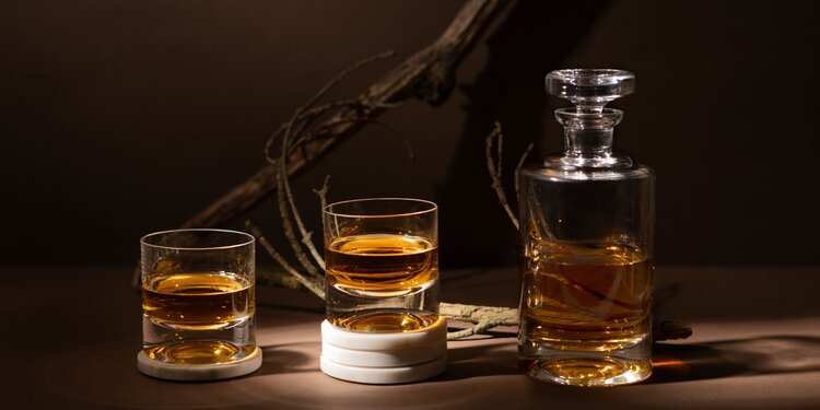 Skloglass Handgemaakte & handgeslepen whiskyglas LENS