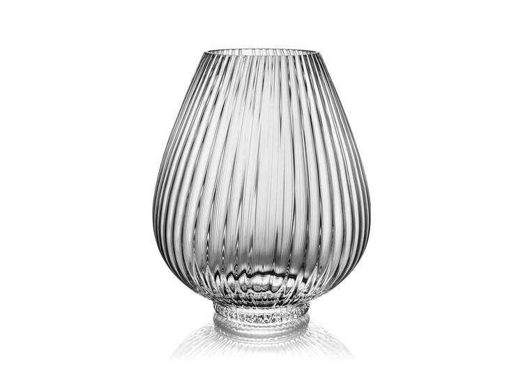 Skloglass Handgemaakt kristallen Sakura vaas - Kristal