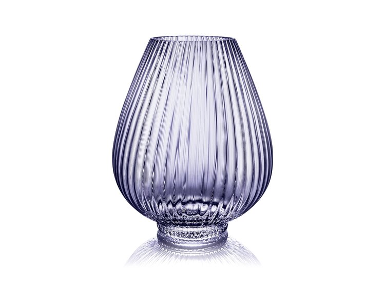 Skloglass Handgemaakt kristallen Sakura vaas - Alexandrit