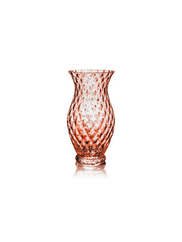 Skloglass Handgemaakte Zinnia vaas 25cm - Roze