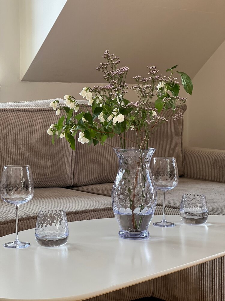 Skloglass Zinnia handgemaakte wijnglazen / 2st - Alexandrit