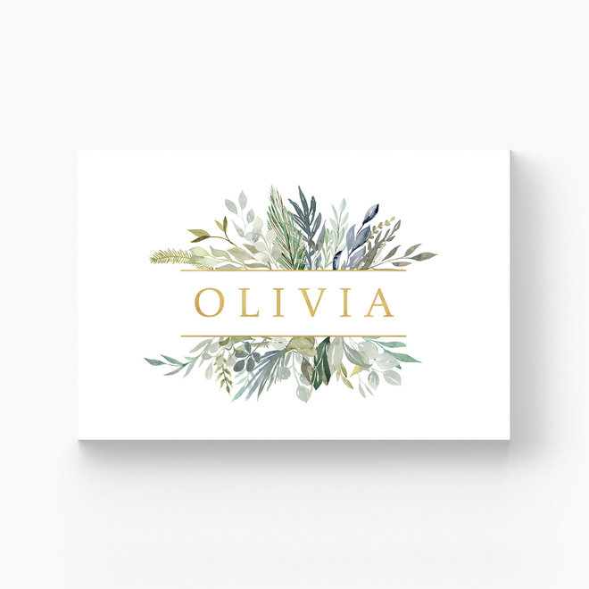 Geboortekaartje Olivia