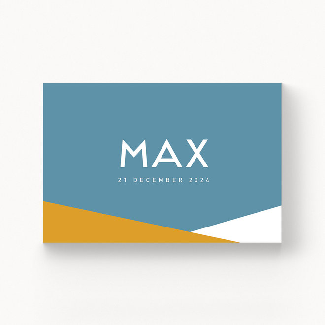 Geboortekaartje Max
