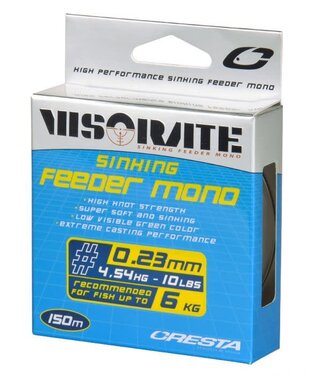 Cresta Cresta Visorate Sinking Feeder Mono 150m