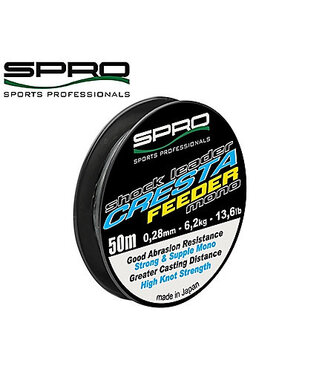 Cresta Shock Leader Feeder Mono 50m 0.25mm