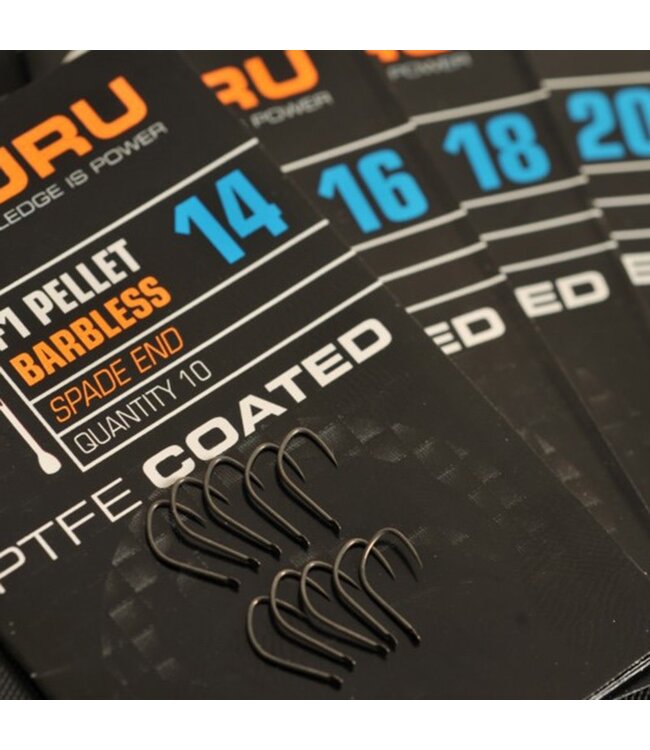 Guru F1 Pellet Barbless Spade End (10Stück)