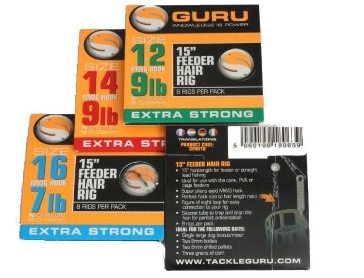 30 X Hair Rigs Barbless Size 6 8 10 Carp Fishing Rigs Tackle 5 Packs