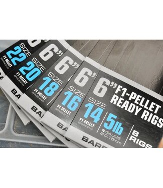 Guru Bas De Ligne 6" F1 Pellet Ready (8 bas de ligne)